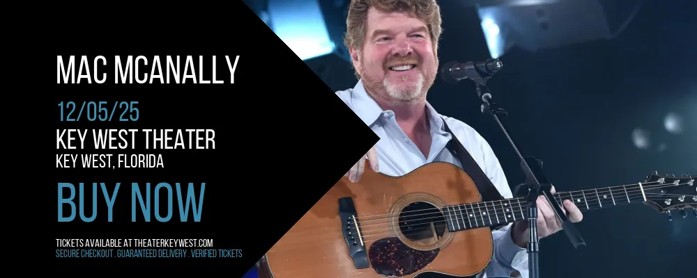 Mac McAnally at Key West Theater