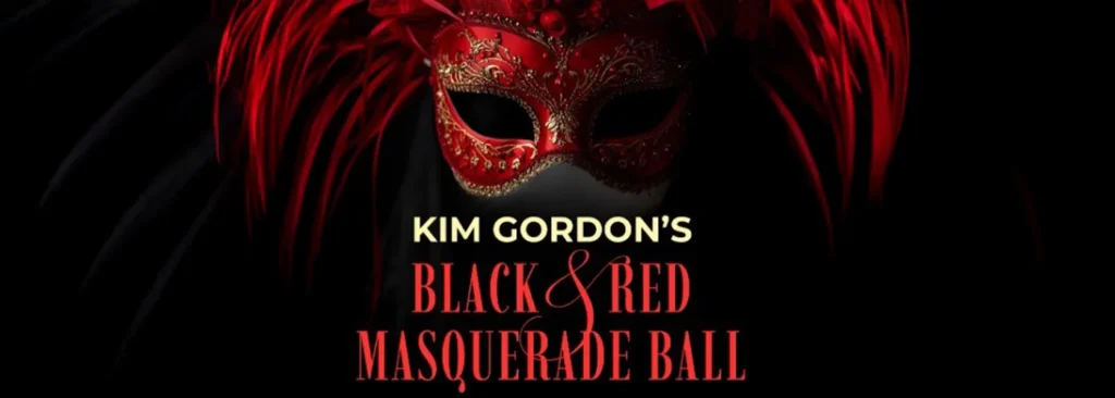 Kim Gordon's Black And Red Masquerade Ball at Key West Theater