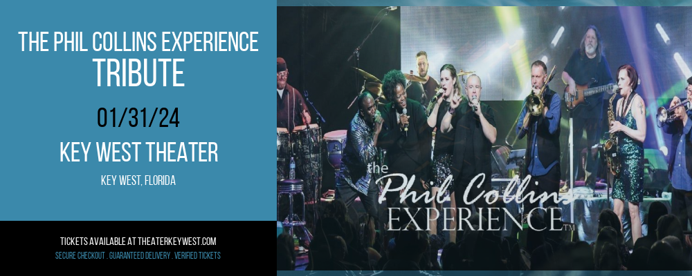 The Phil Collins Experience at Key West Theater